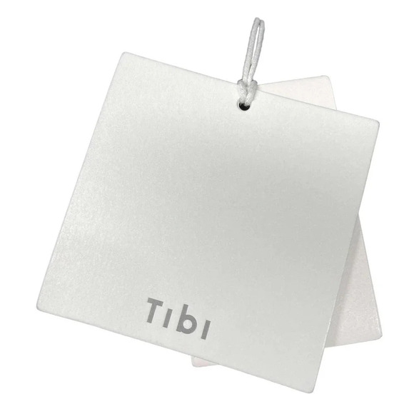 Tibi Black Cold-Shoulder‎ Square Neck Dress Size US 2 - Picture 10 of 13